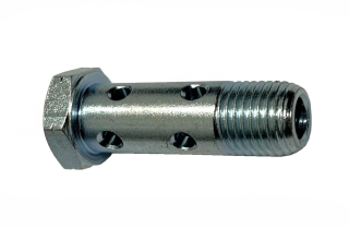 Průtokový šroub metrický dvojitý M12x1,5
